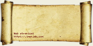 Danica Unjić vizit kartica